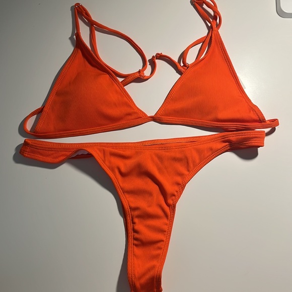 Matte swim- orange - Picture 2 of 4